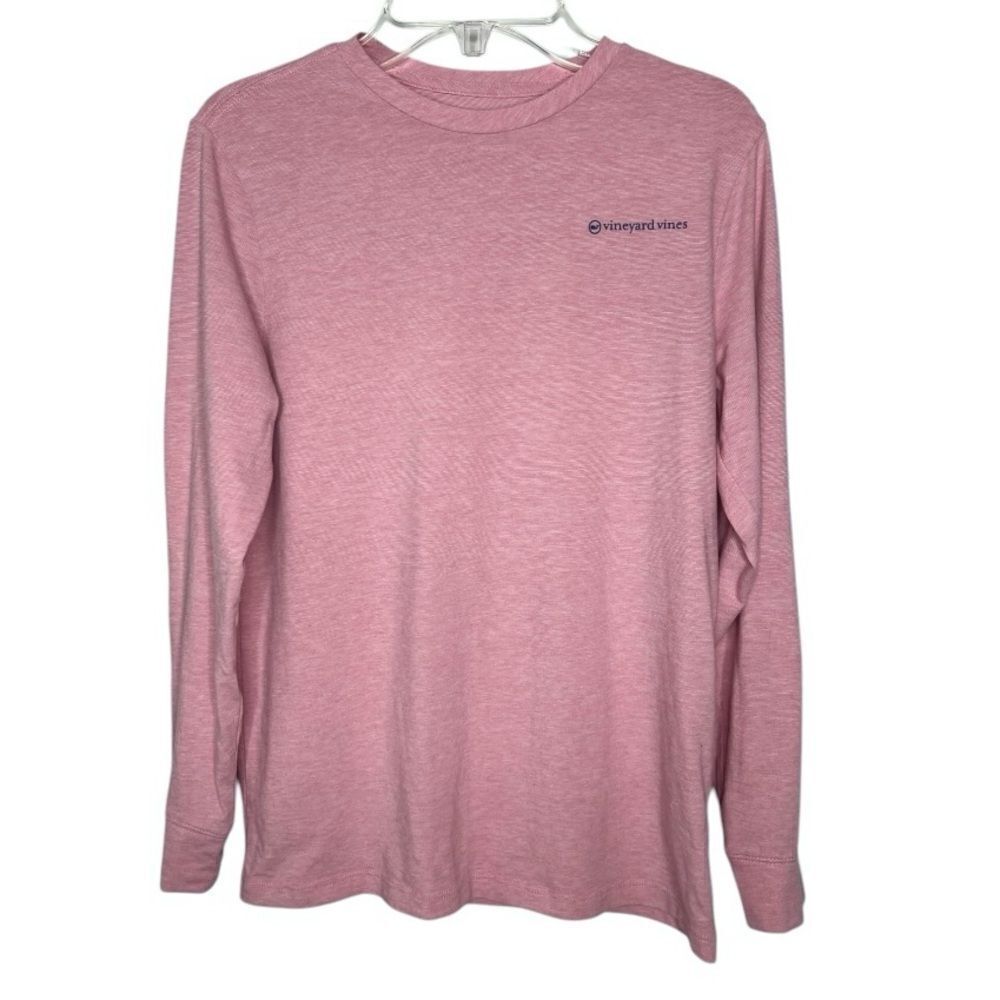Vineyard Vines Pink Boys M Long Sleeve Edgartown T-shirt